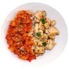 Chicken with a Ratatouille Sauce with Whole Wheat Pasta - Image 2