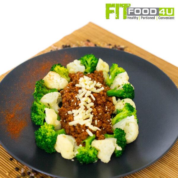 Mince with Broccoli and Cauliflower Mix