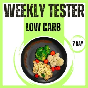 7 Day Low Carb Weekly Package