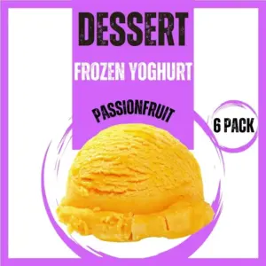 6 Pack Passionfruit Frozen Yoghurt Package