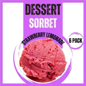 6 Pack Strawberry Lemonade Sorbet Package